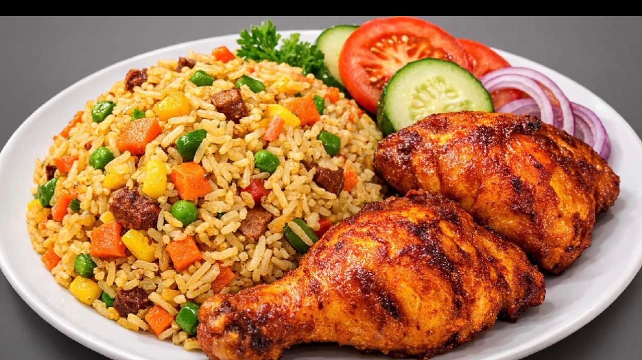 Fried Rice & chicken