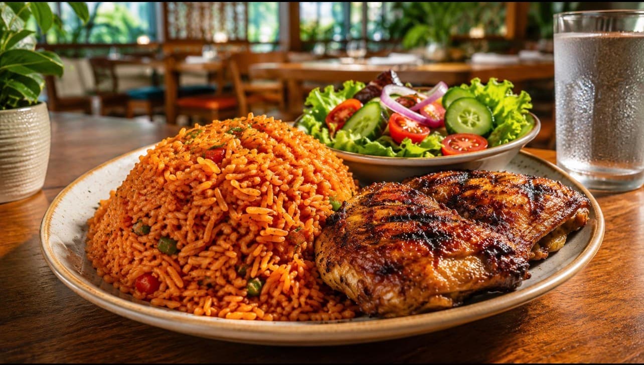 Jollof Rice & chicks
